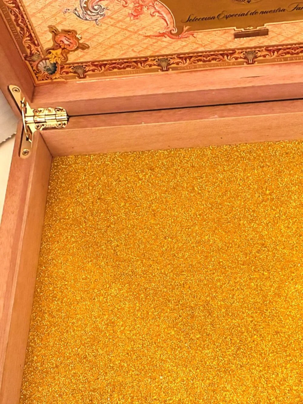 SUEÑOS de SAUNDRA Upcycled, Artful Storage, Extremely RARE, My Father, Cigar Box